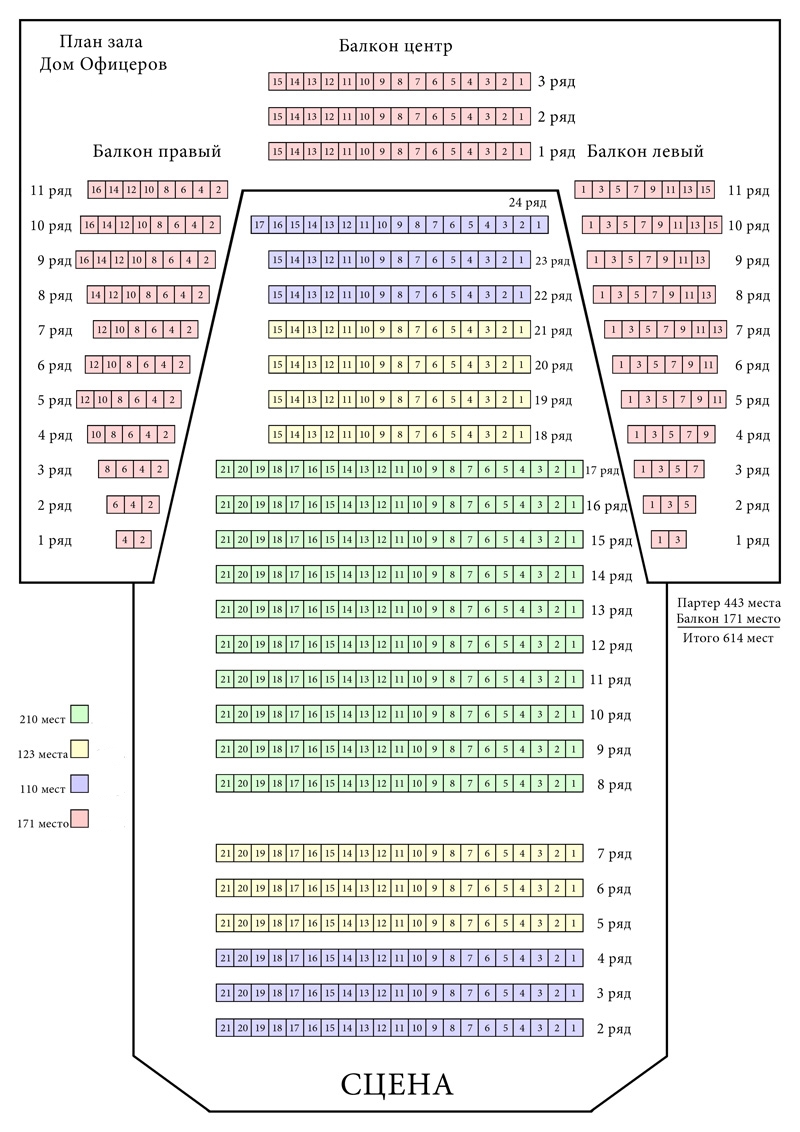 Схема зала одо самара фото